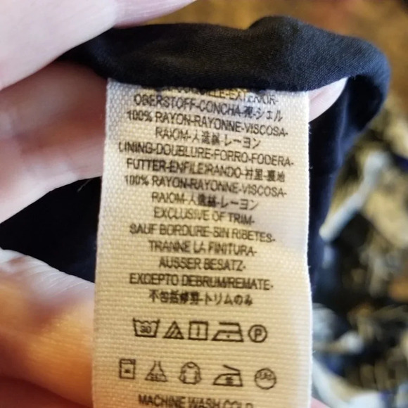 Free People First Kiss Maxi Dress Blue Black S - Picture 12 of 14